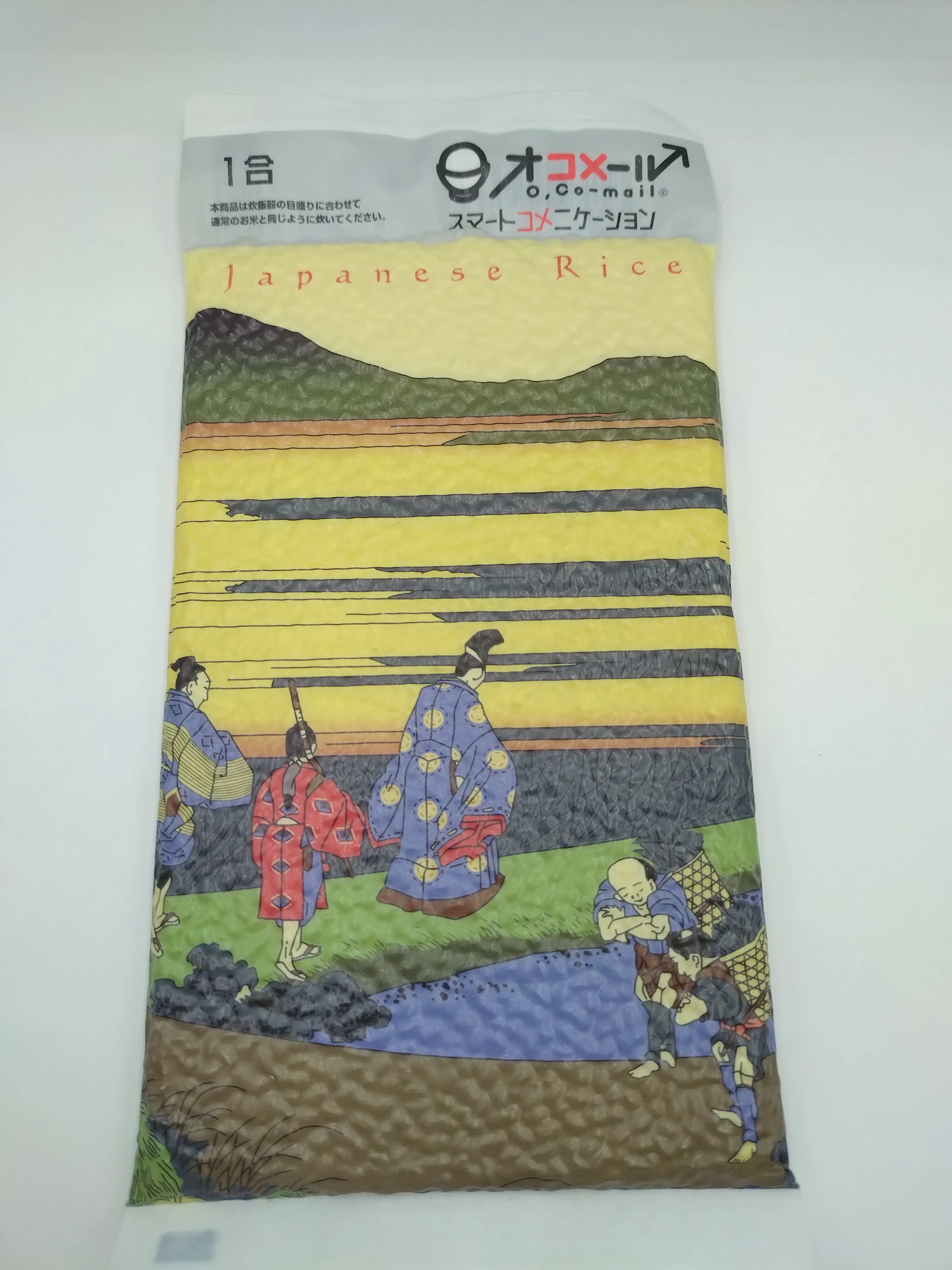 オコメール JAPAN 1合(新潟産コシヒカリ) 浮世絵公家 / Okomail Kuge