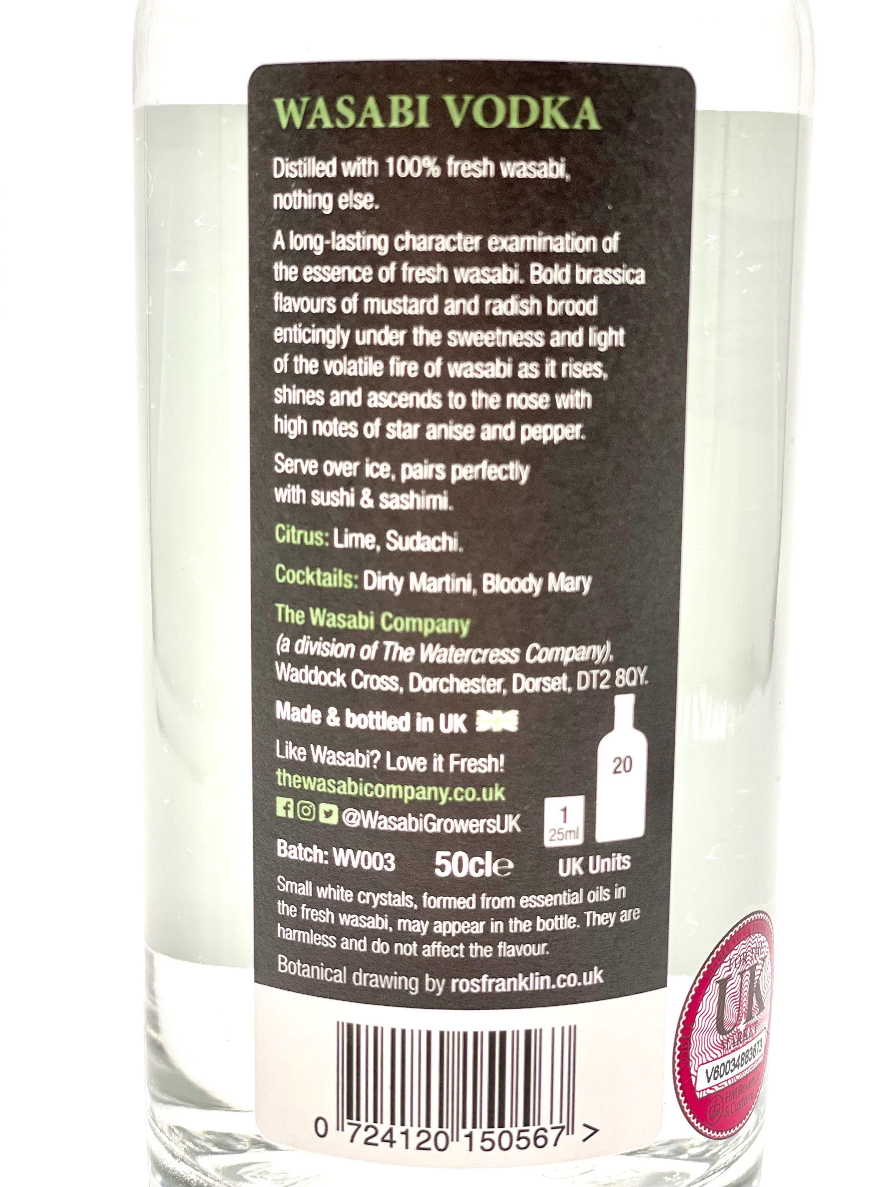 WASABI VODKA (40% ABV) - Image 3